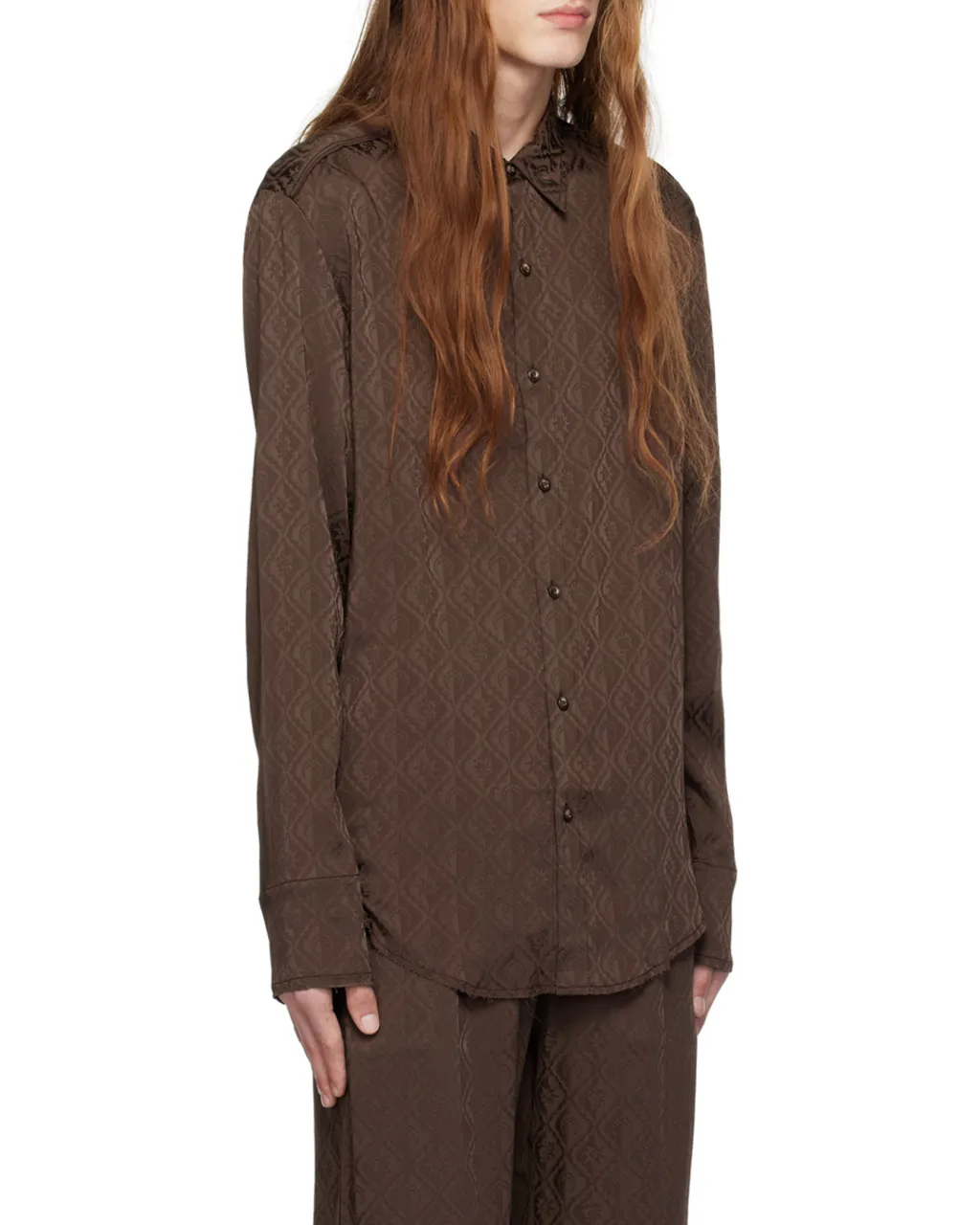 Moon Diamond Button-Down Shirt