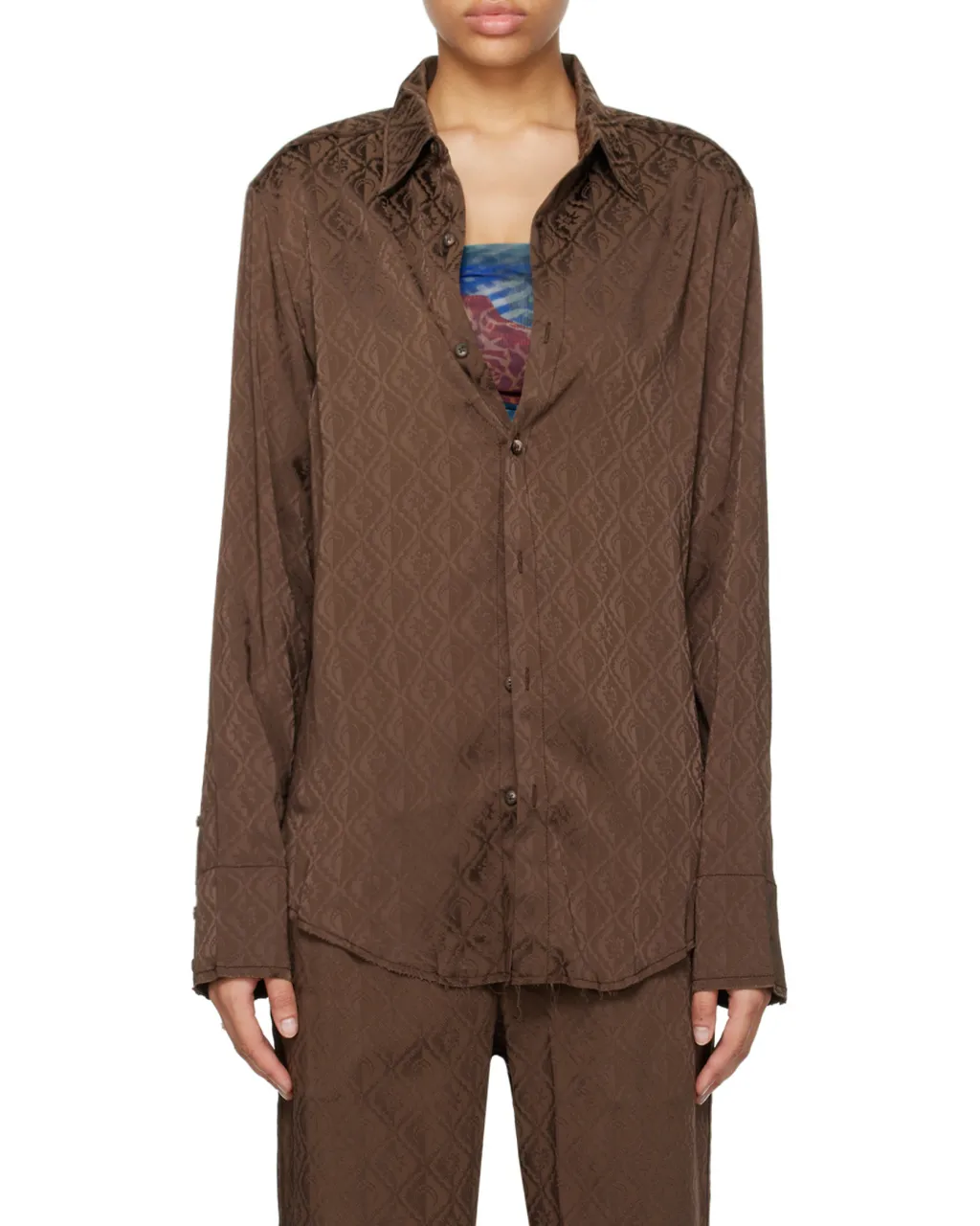 Moon Diamond Button-Down Shirt