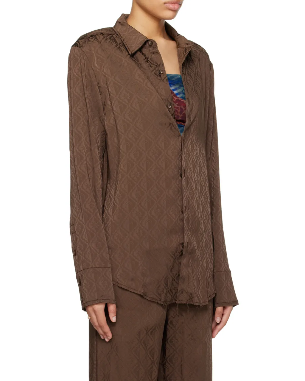Moon Diamond Button-Down Shirt