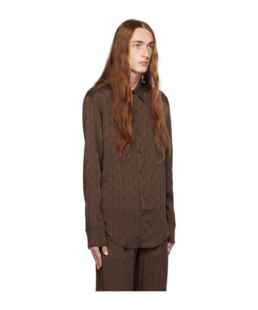 Moon Diamond Button-Down Shirt