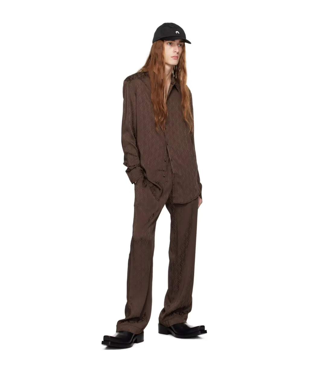 Moon Diamond Button-Down Shirt