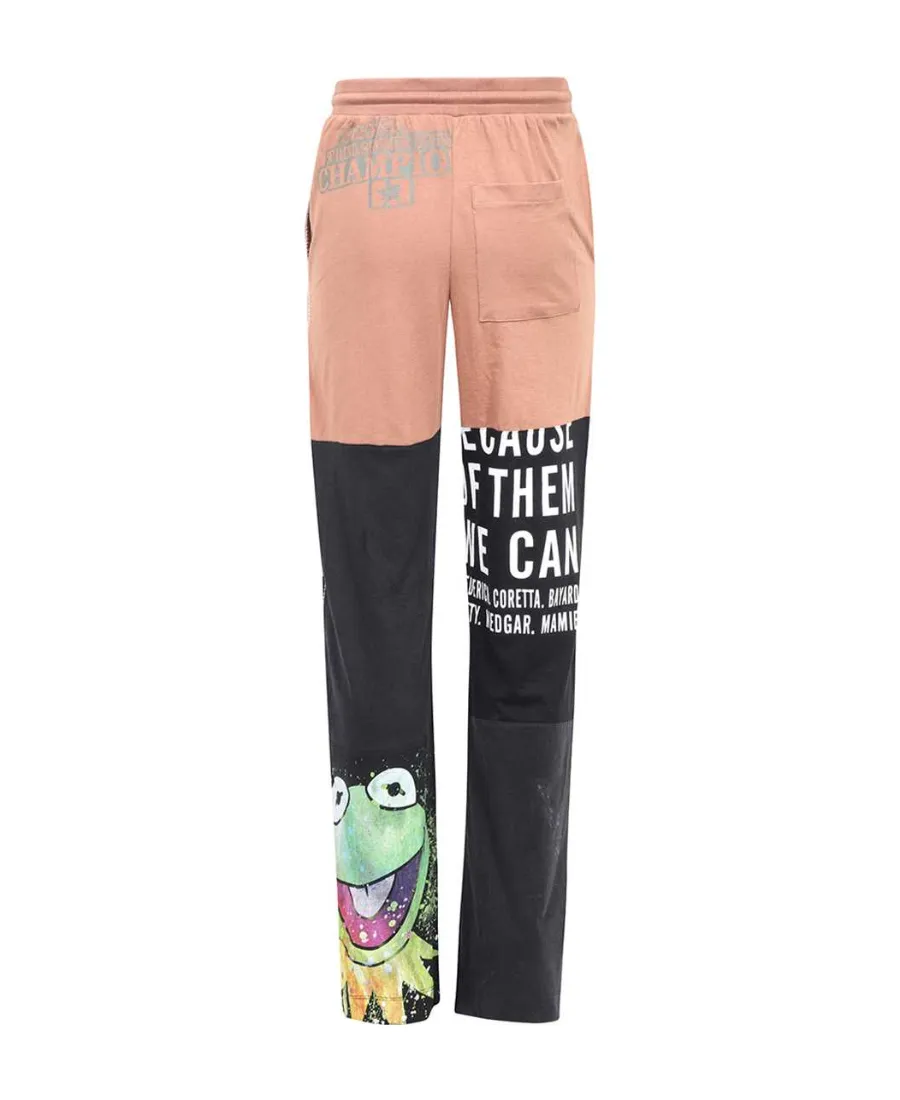Regenerated Patchwork Cotton Trousers