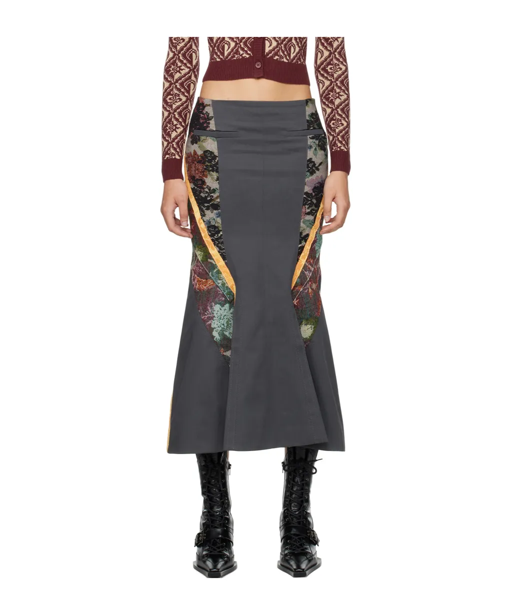 Regenerated Double Pocket Skirt