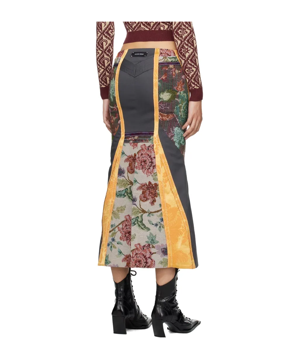 Regenerated Double Pocket Skirt