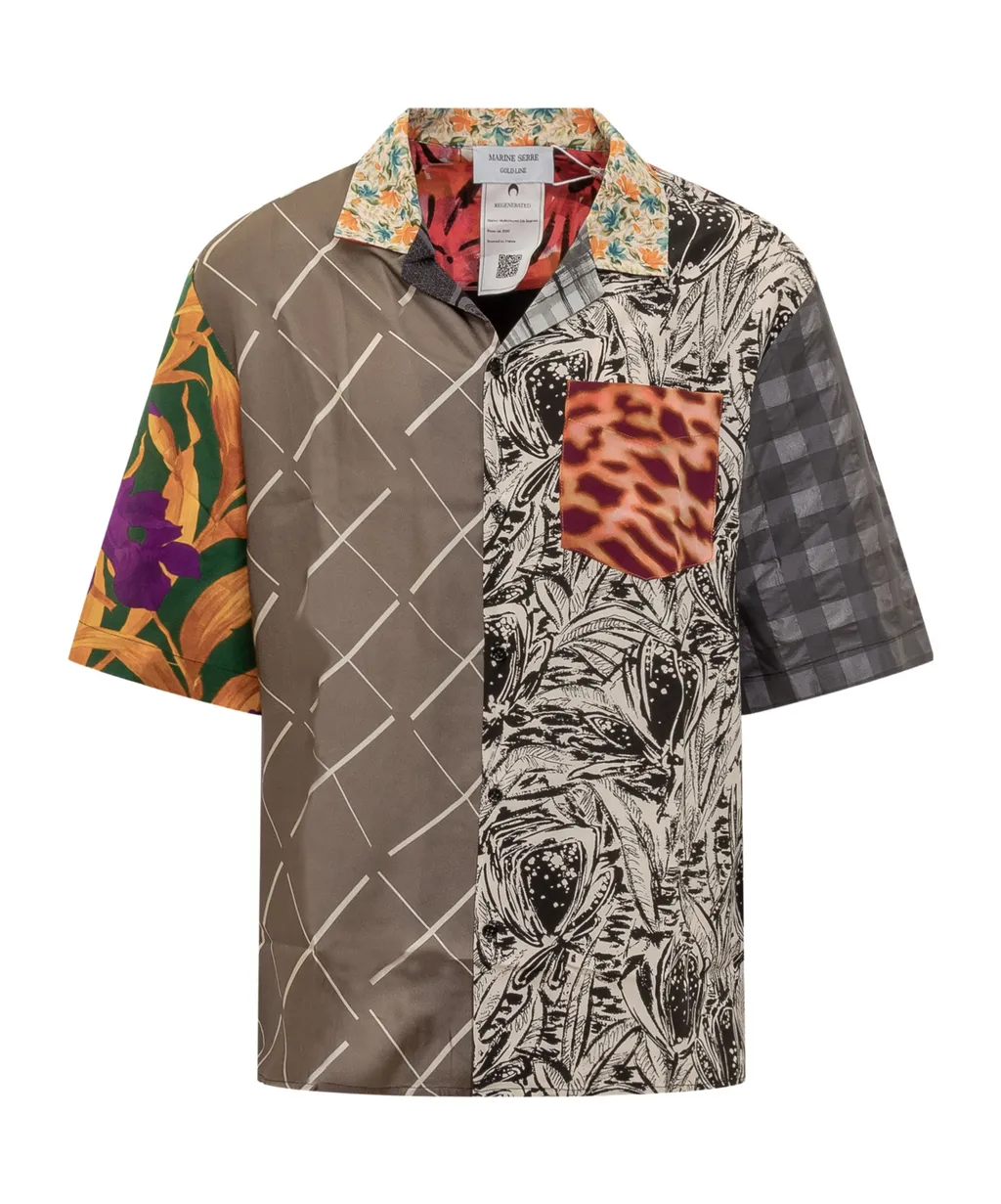 Patchwork Bowling Shirt
