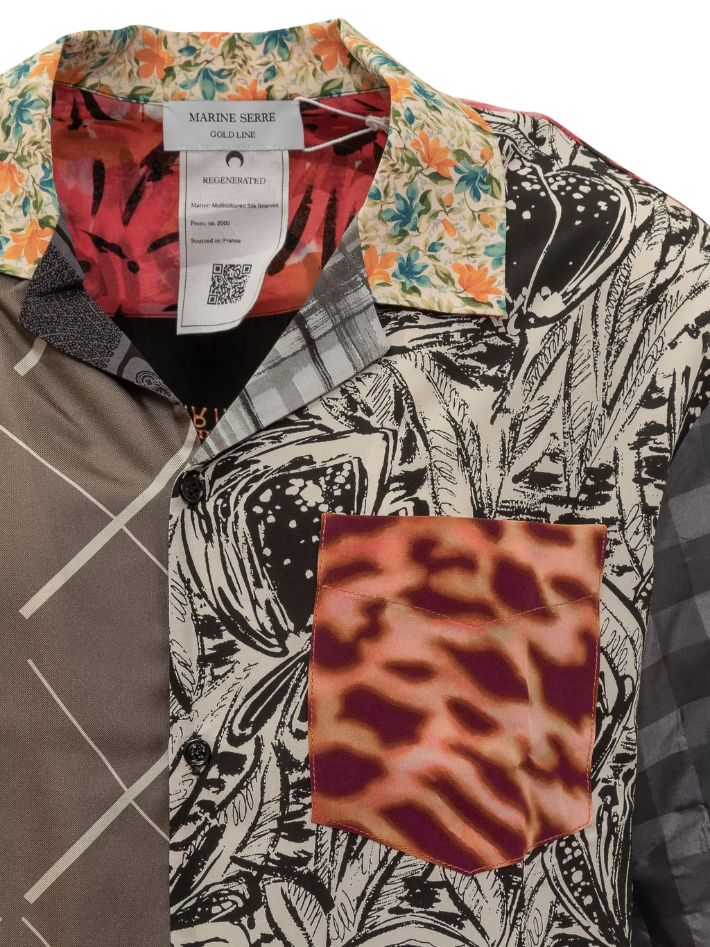 Patchwork Bowling Shirt