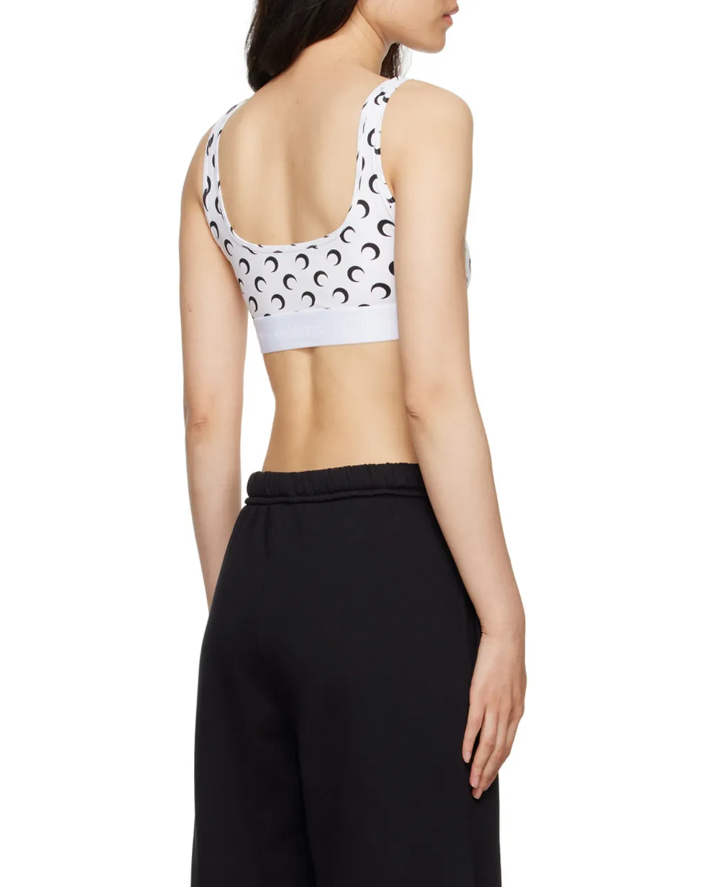 Moon Printed Cropped Top