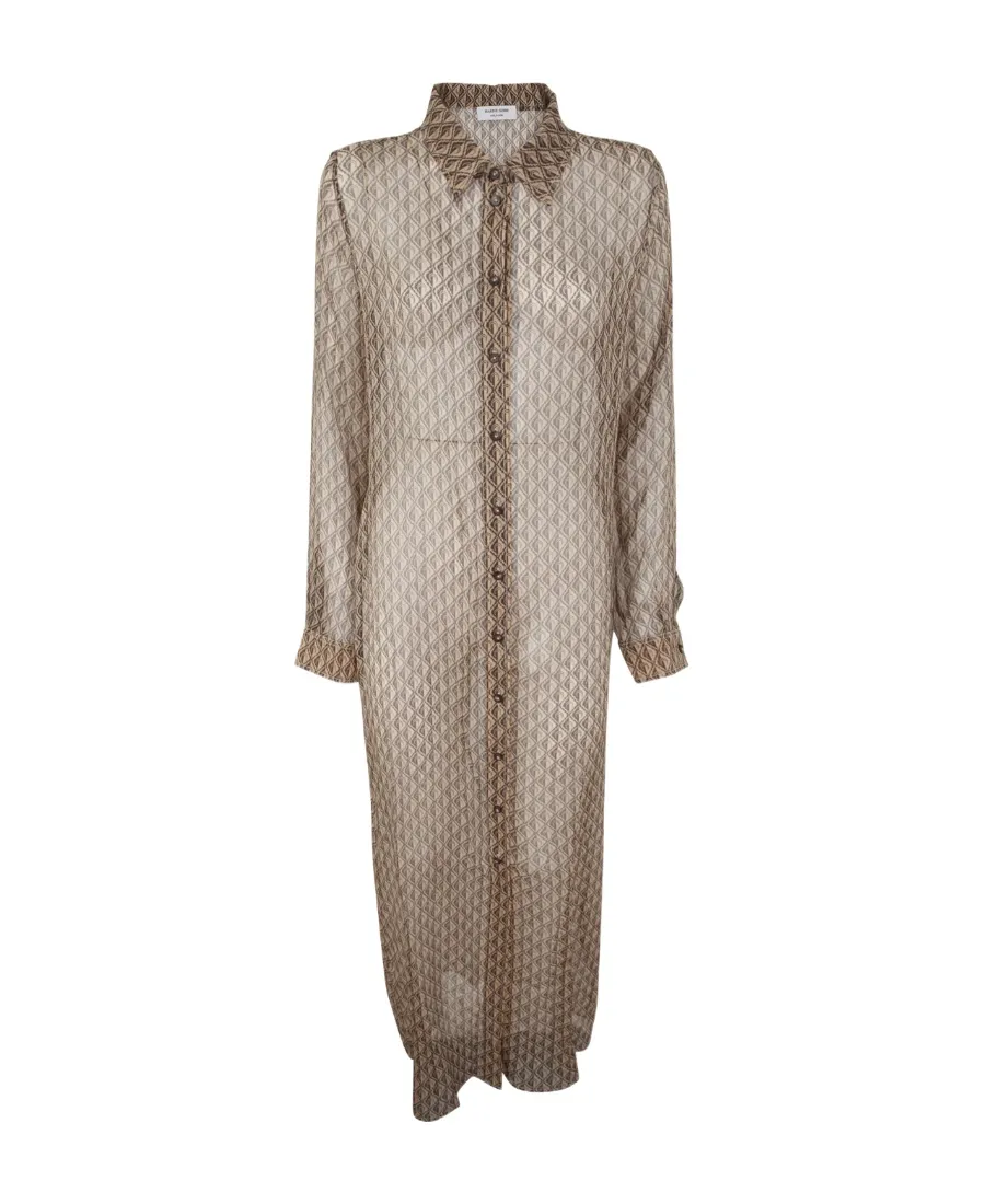 Long-Sleeved Shirt Dress
