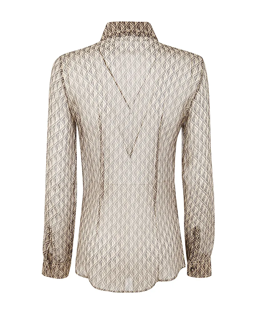 Single-Breasted Long-Sleeved Shirt