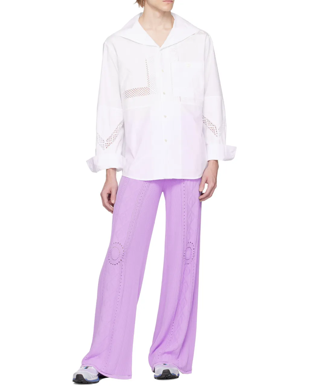 Elastic Waist Casual Pants
