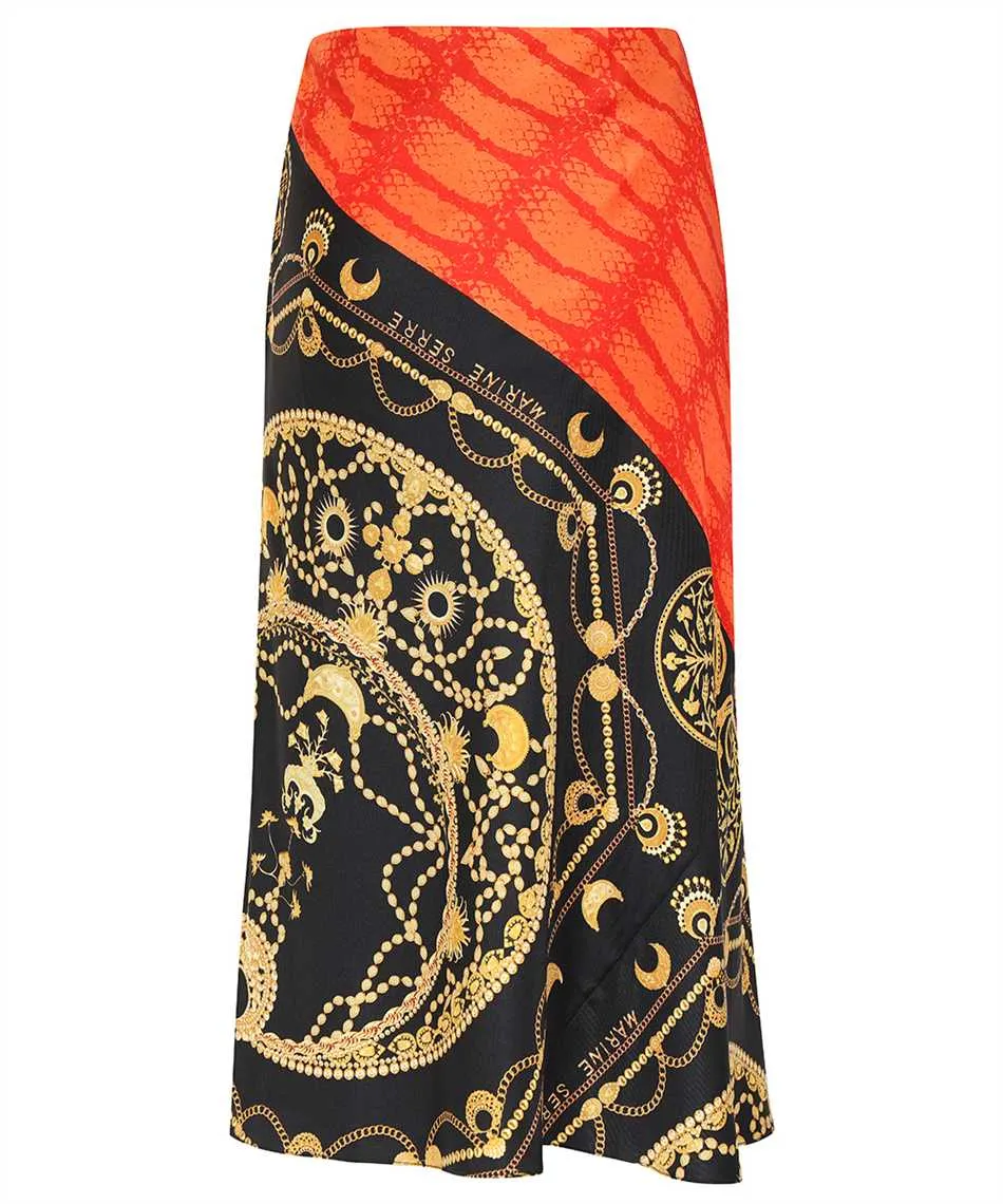 Ornament Jewelry Silk Skirt