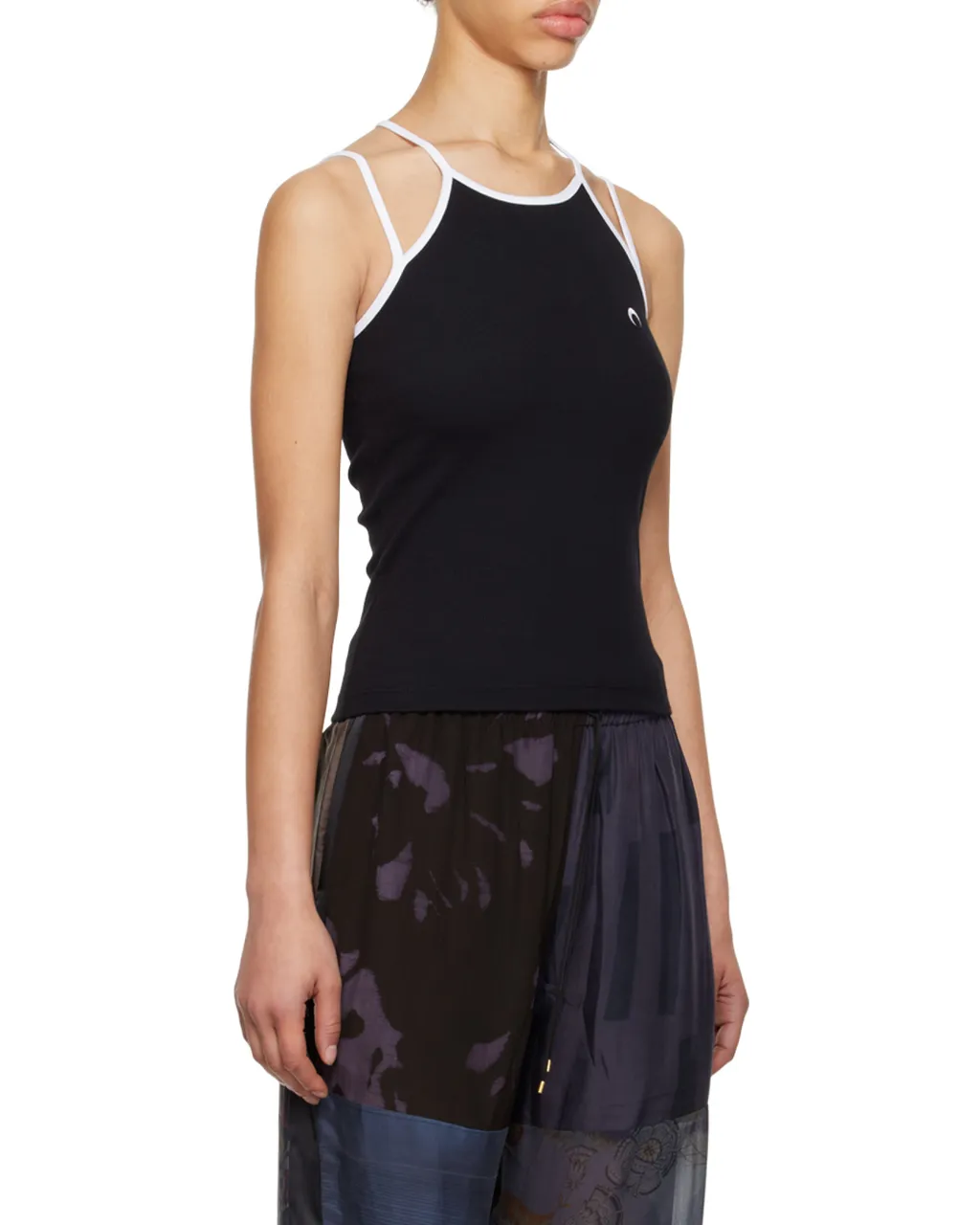 Tennis Court Contrast-Trim Top