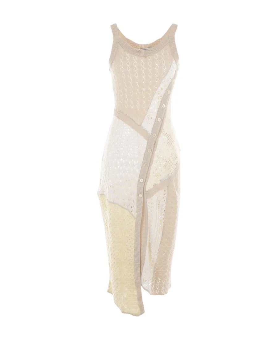 Regenerated Crochet Midi Dress