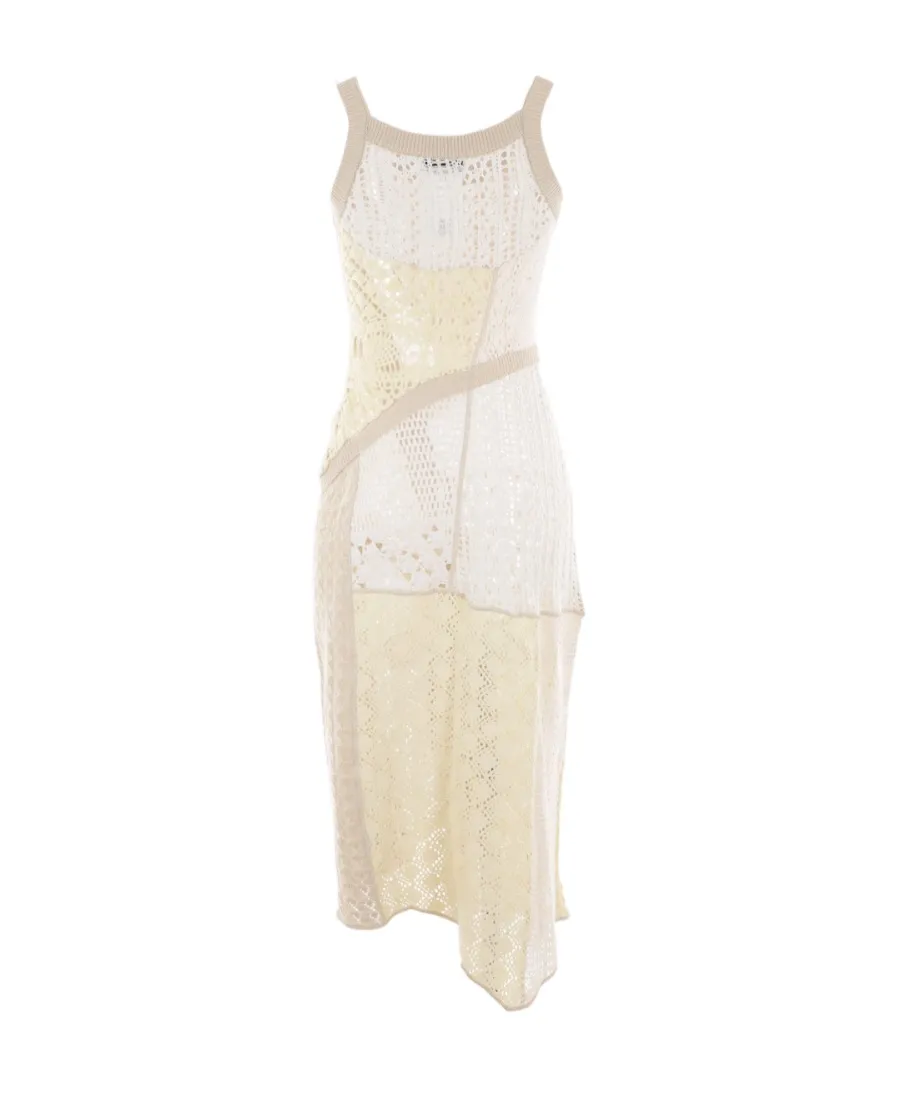 Regenerated Crochet Midi Dress