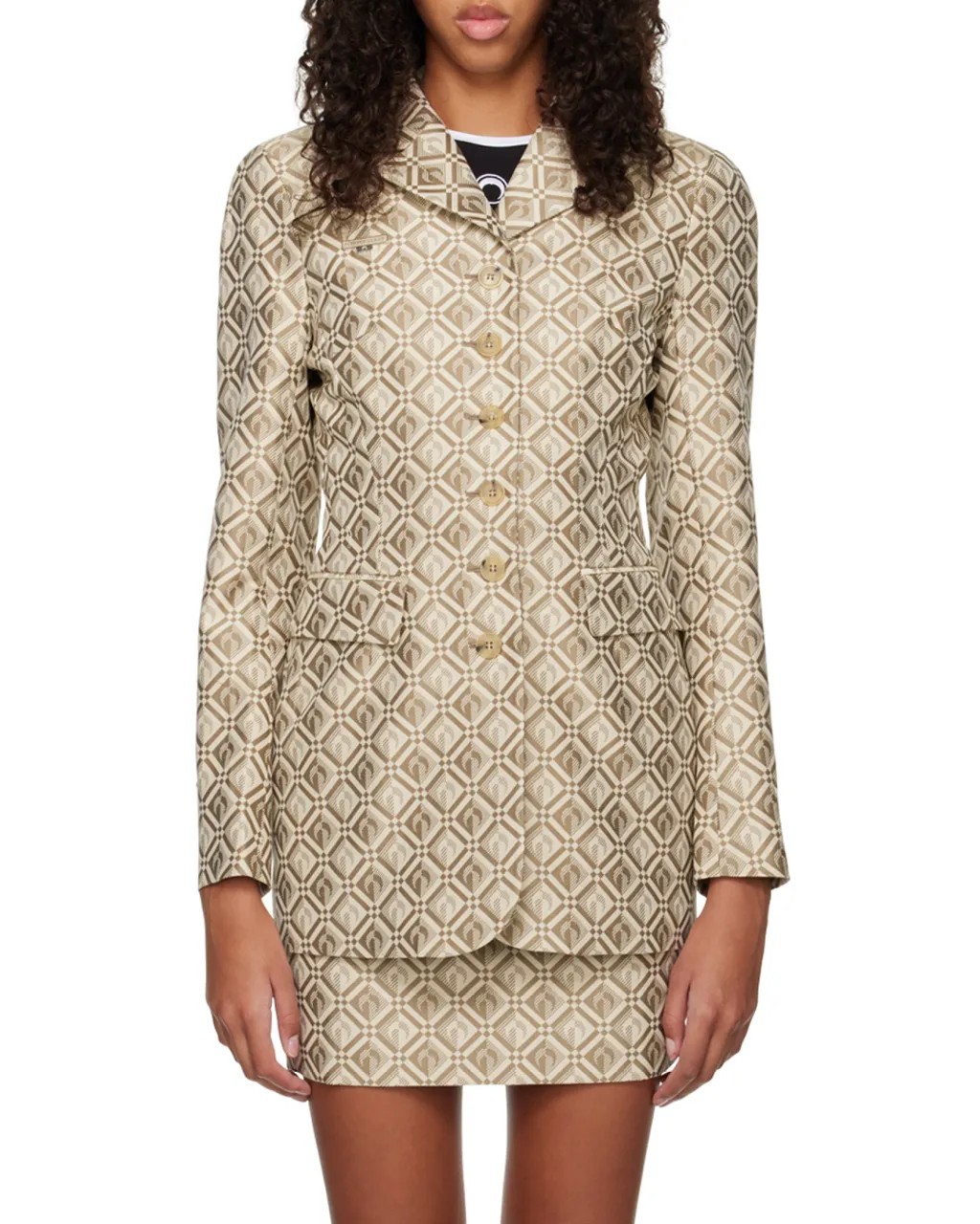 Jacquard Suit Coat