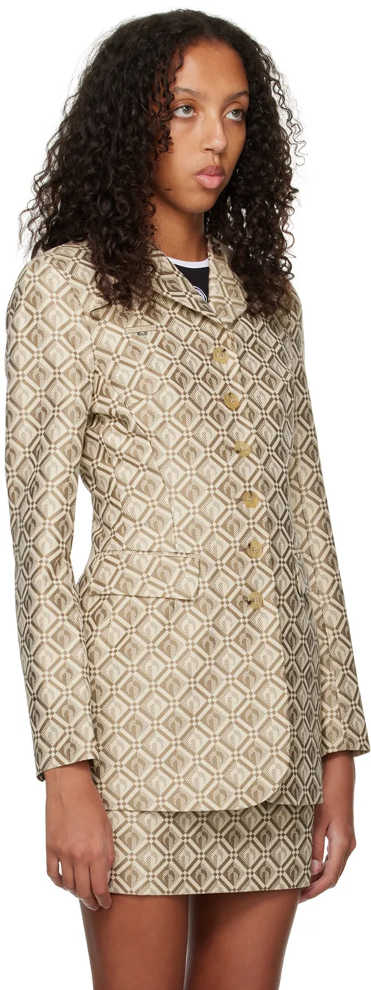 Jacquard Suit Coat