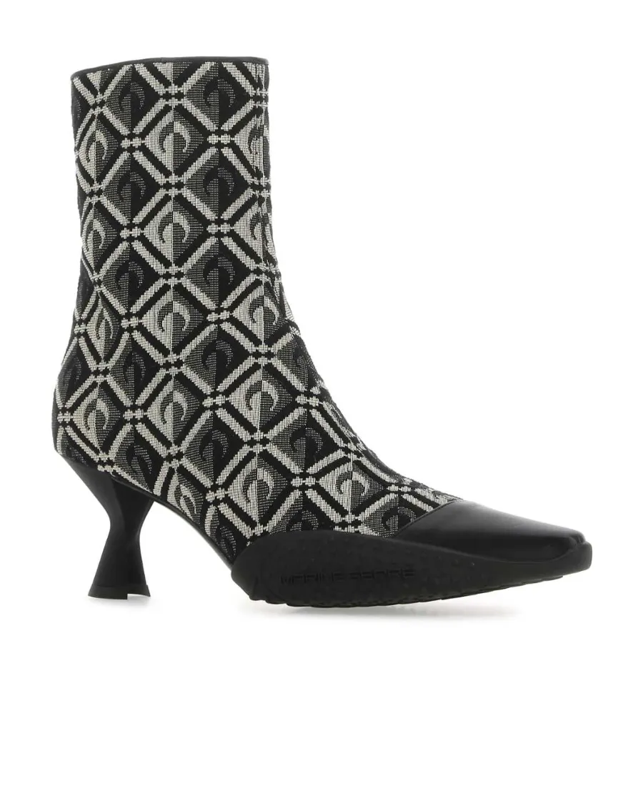 Pointed Toe Monogram Boots