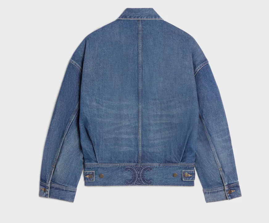 Jacket In Rigid Denim