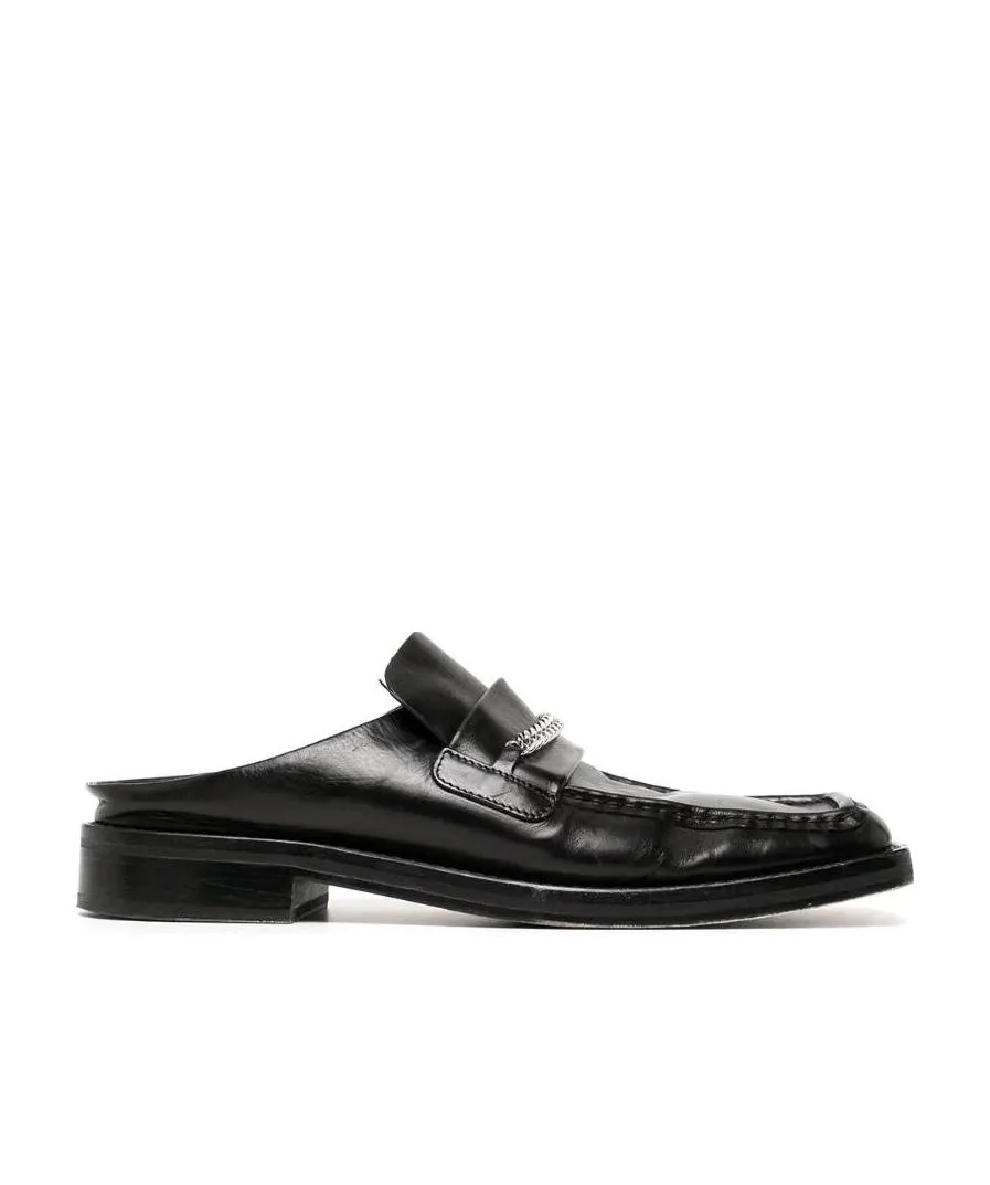 Logo Slack-Heeled Muller Shoes