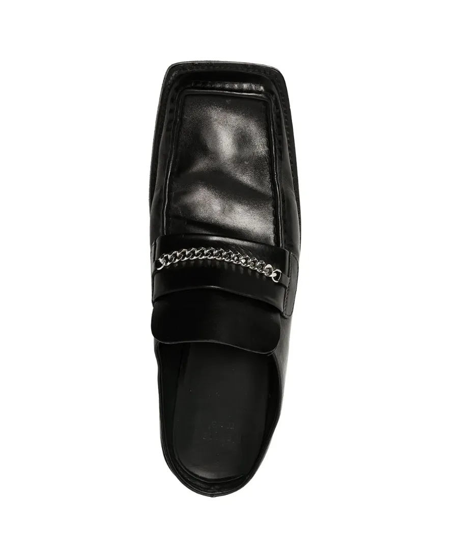 Logo Slack-Heeled Muller Shoes
