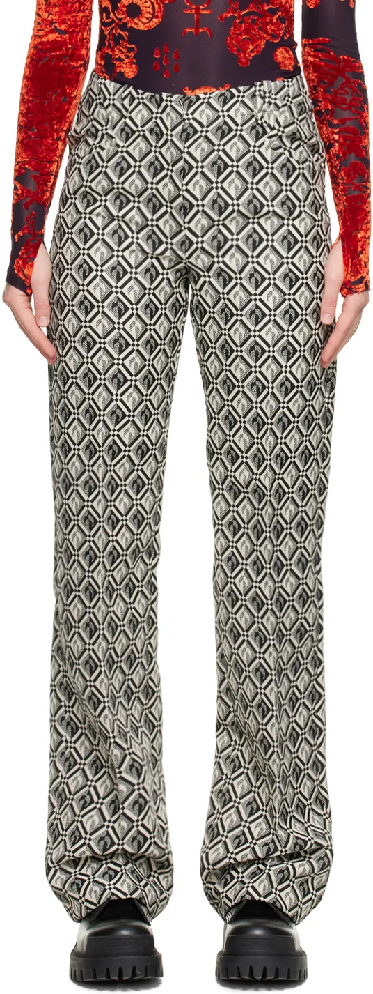Straight High-Waist Trousers