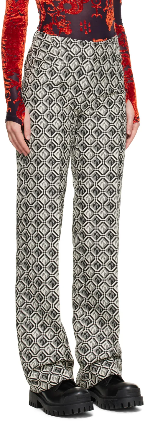 Straight High-Waist Trousers