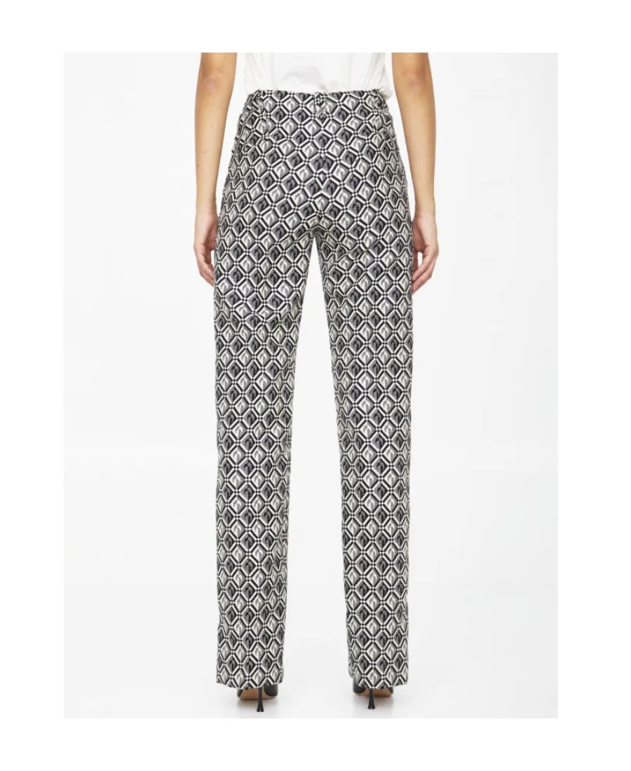 Straight High-Waist Trousers