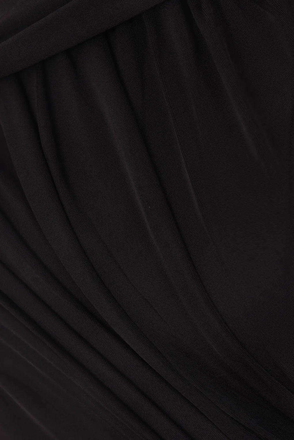 Crescent Detailed One-Shoulder Dress