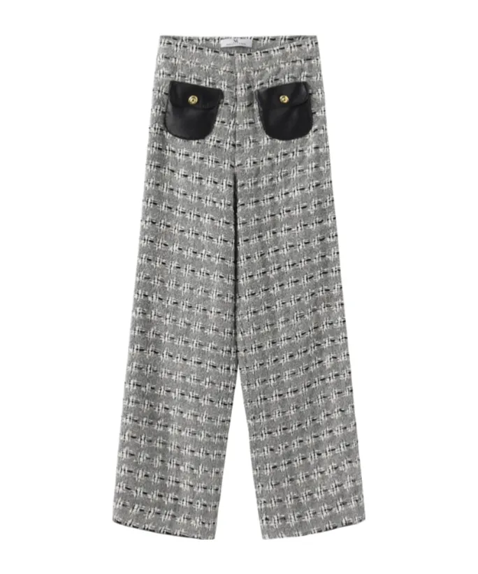 Plaid Casual Pants