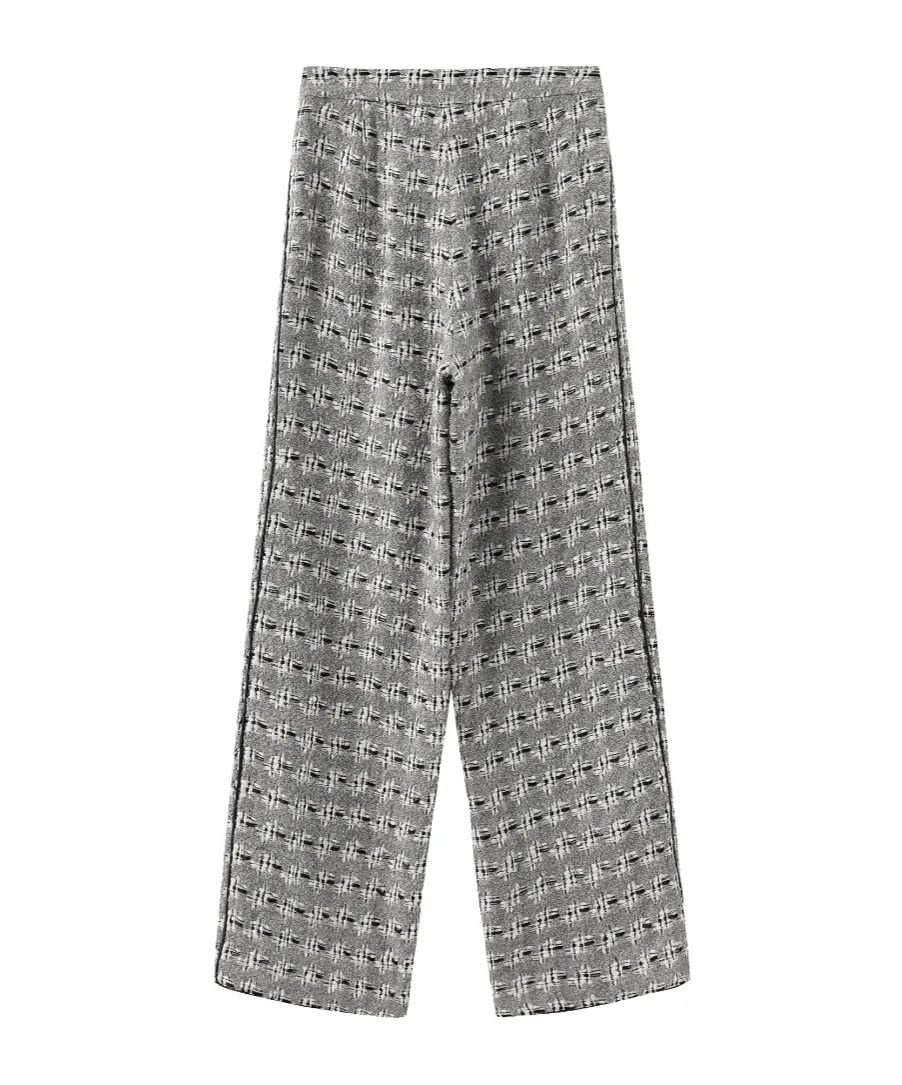 Plaid Casual Pants