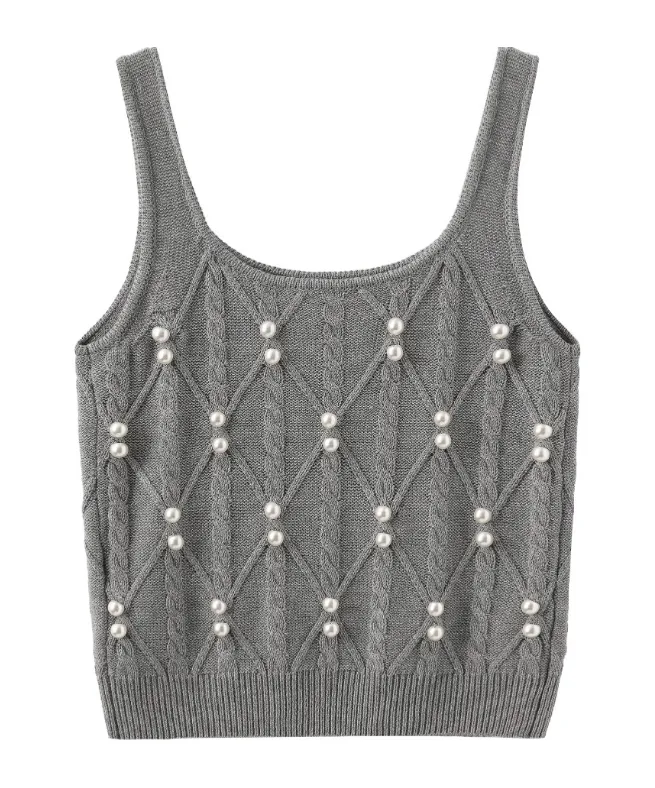 Sleeveless Knitted Vest