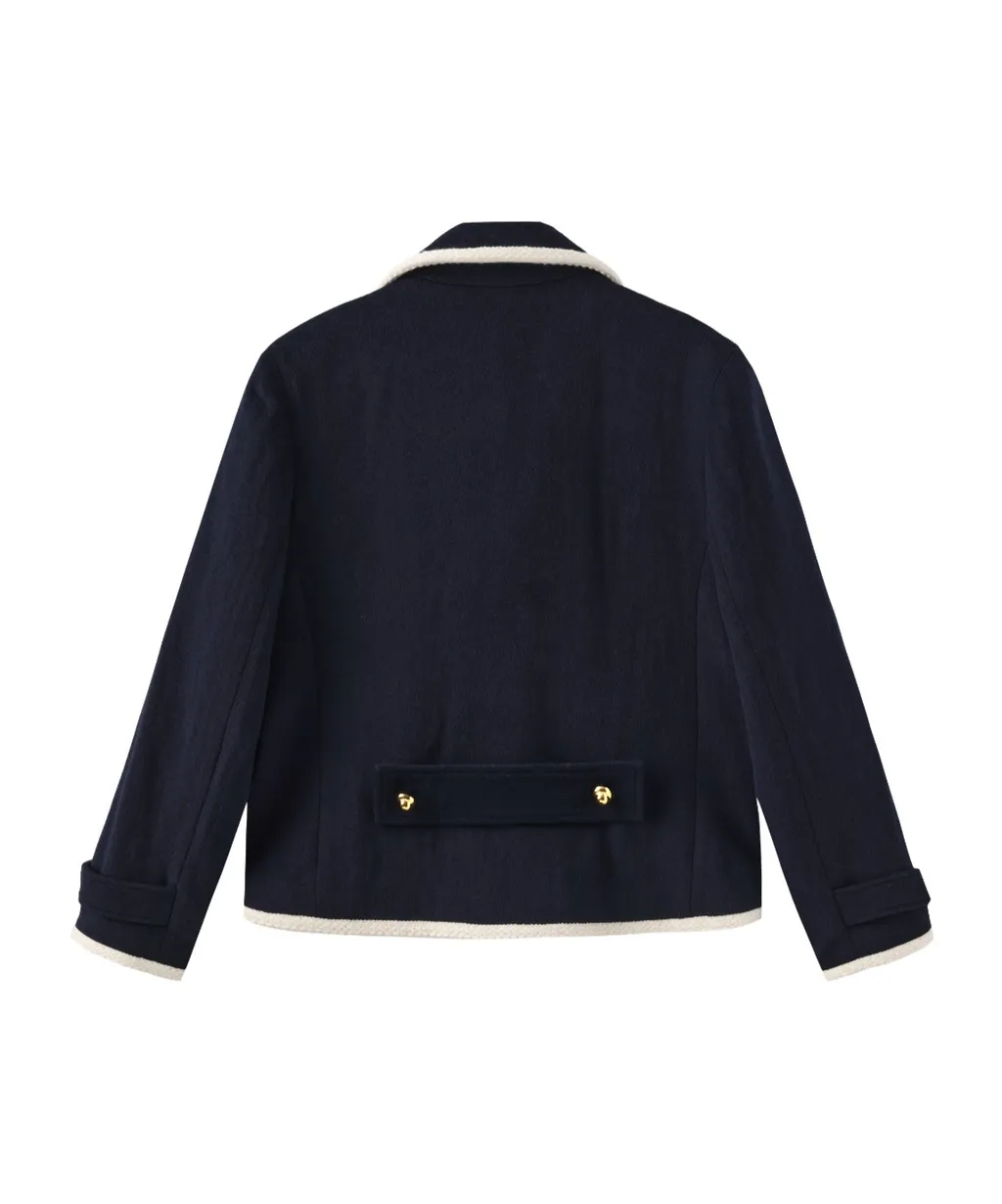 Double-Breasted Casual Jacket