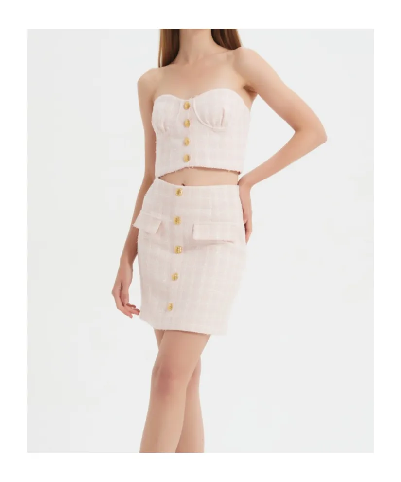 Button Tube Top Vest