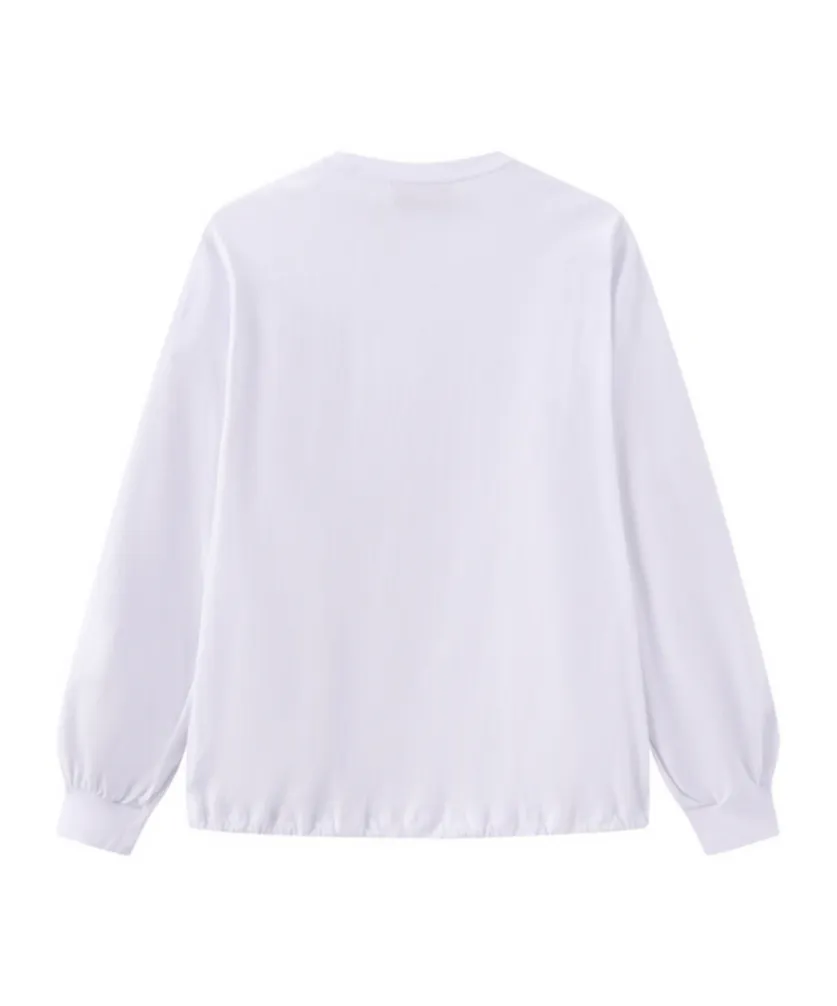 Long-Sleeved Paneled T-Shirt