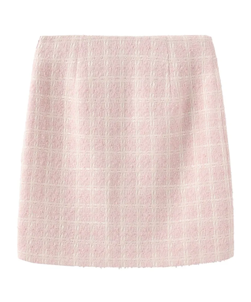 Gold Button Skirt