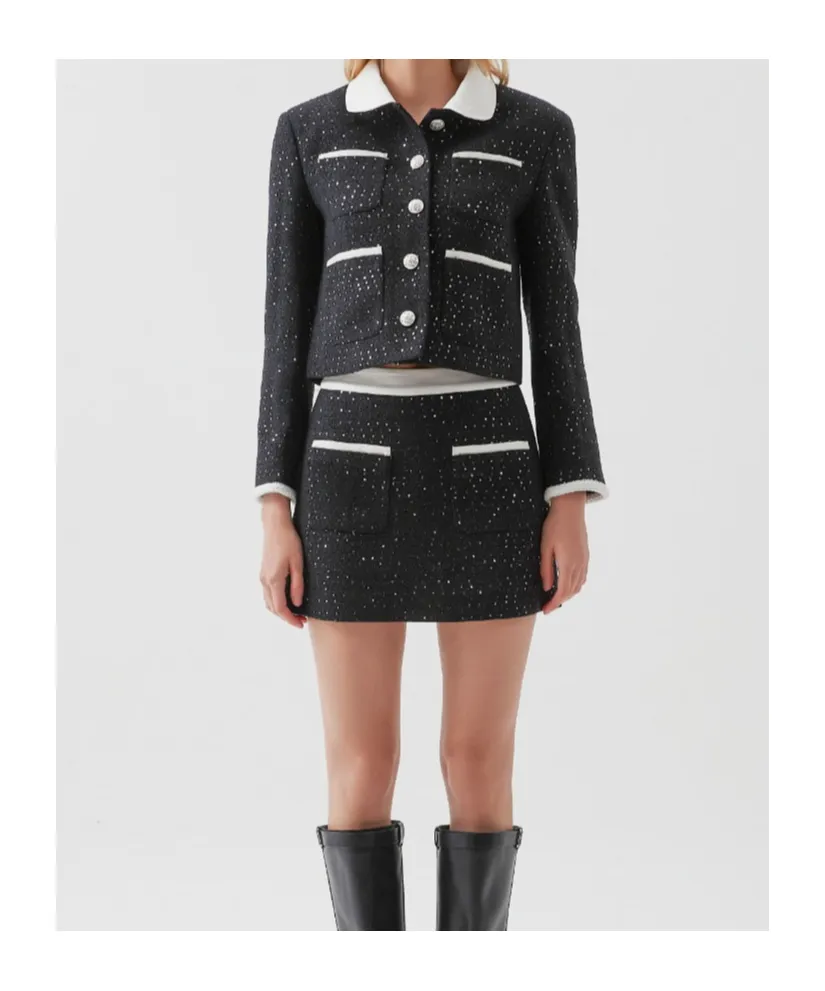 Double Pocket Scented Miniskirt