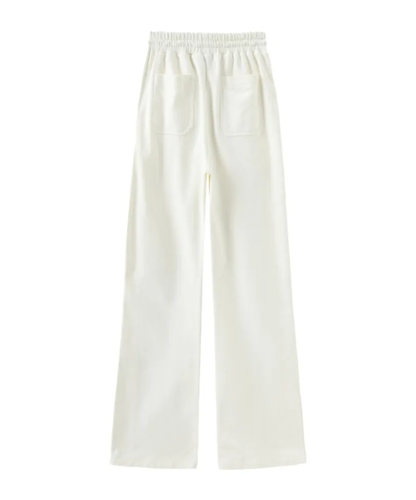 Elastic Waist Casual Pants