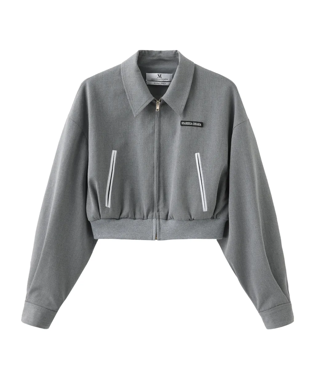 Long-Sleeved Lapel Casual Jacket