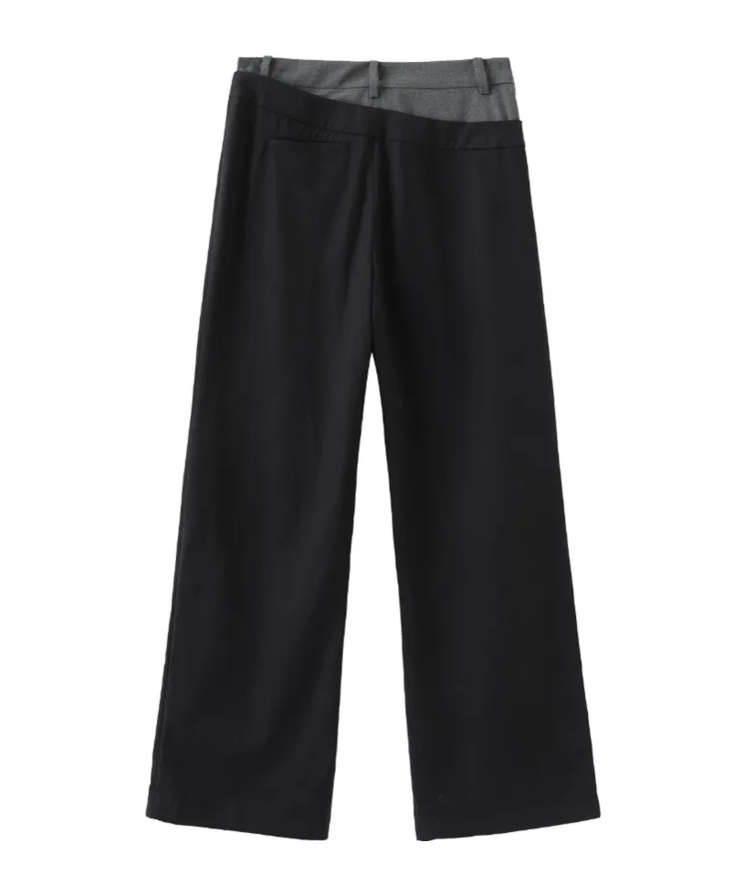 Patchwork Casual Pants