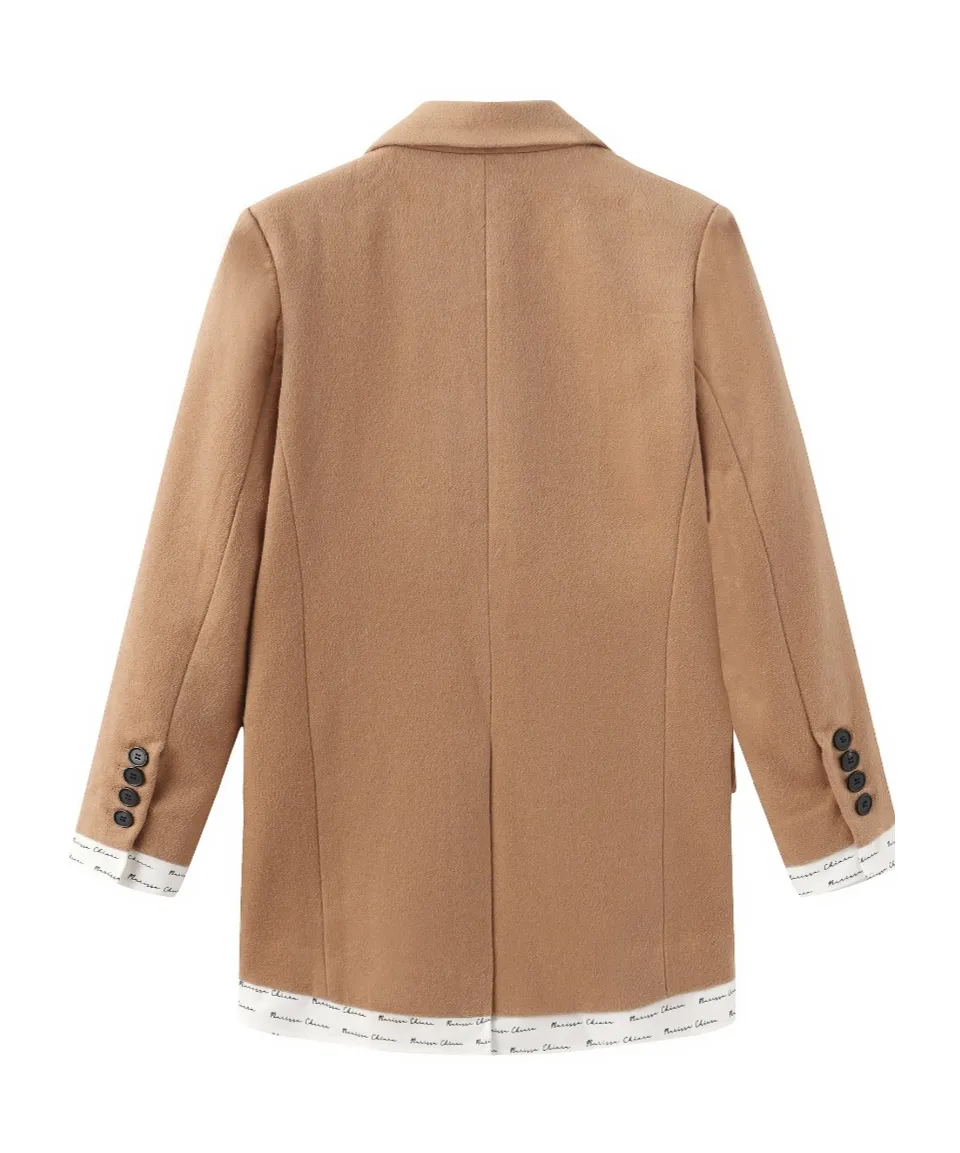 Double-Breasted Casual Jacket