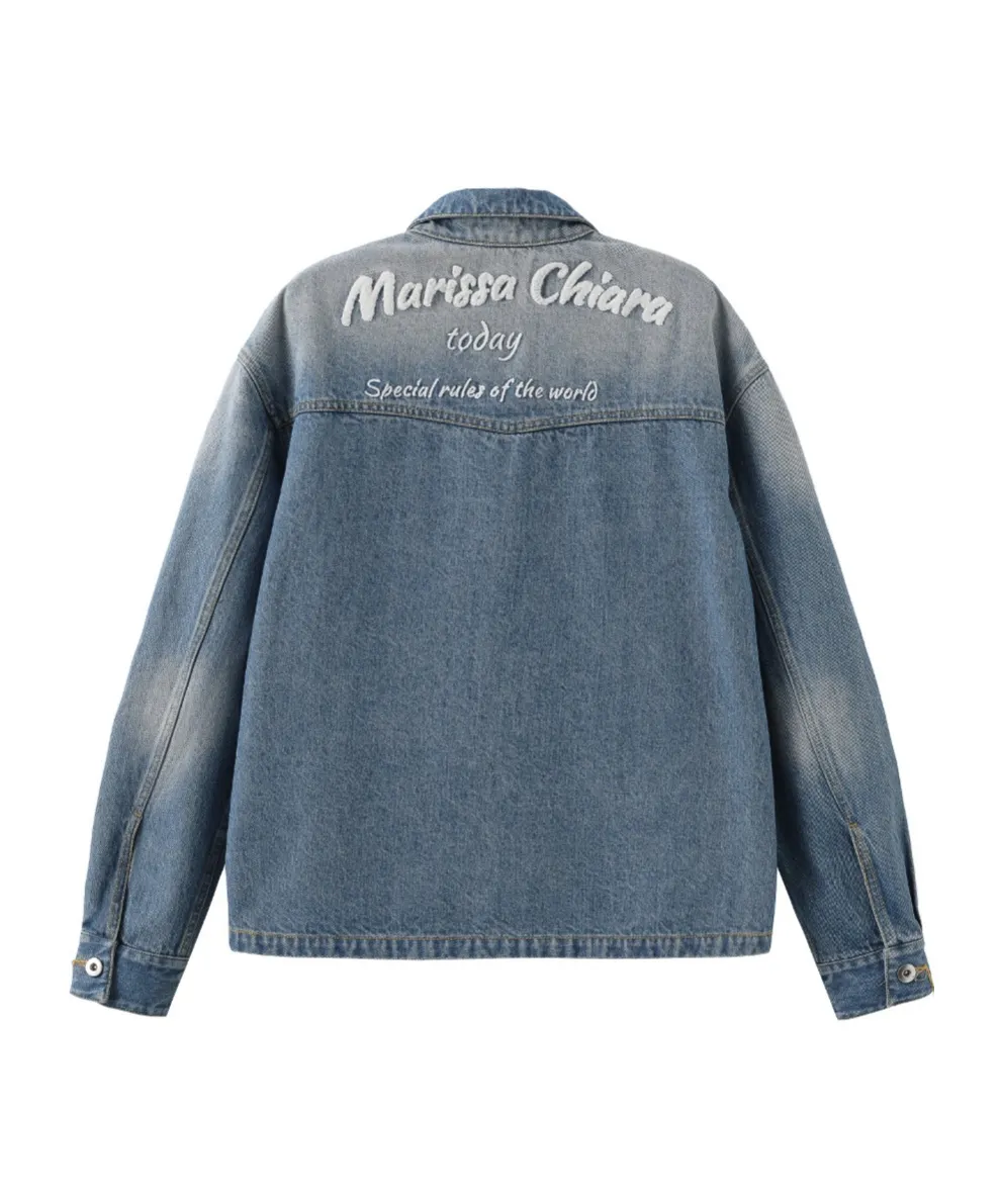 Long-Sleeved Denim Jacket