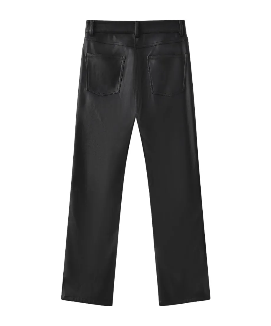 Belt Loop Leather Pants