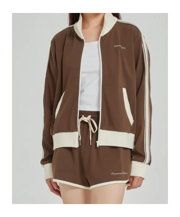 Long-Sleeved Zip-Up Jacket