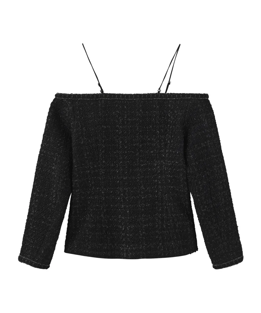 Off-Shoulder Casual Jacket