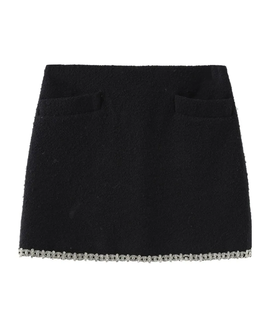 Diamond Hem Skirt