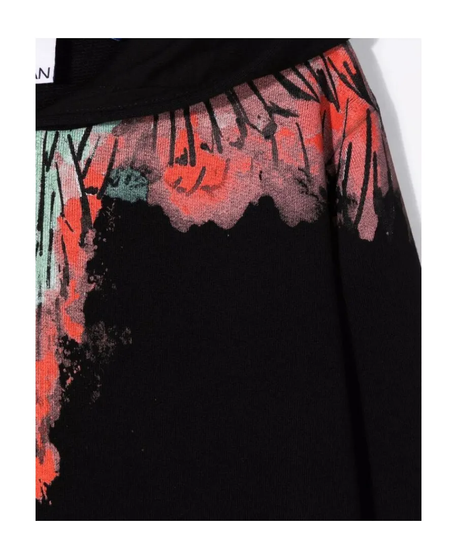 Wings-Print Hoodie