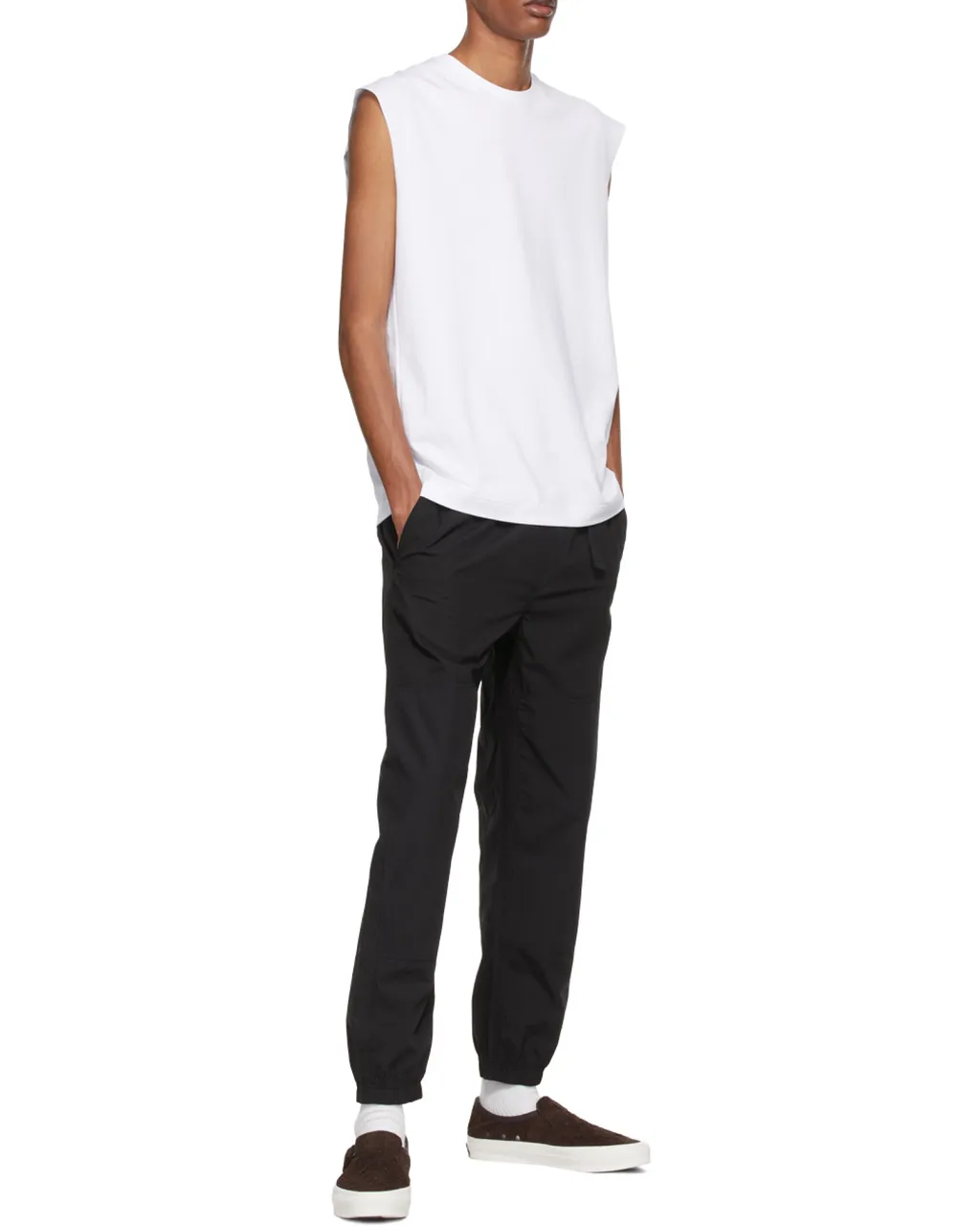 Cross Cotton Buckle Work Pant
