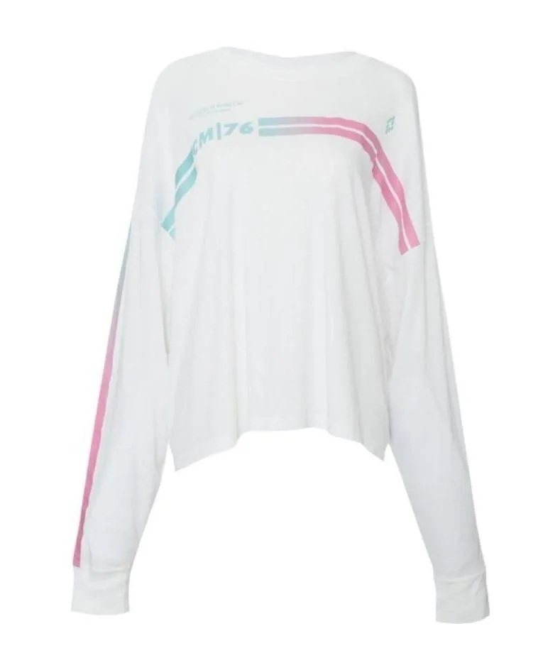 Printed Round-Neck Sweater