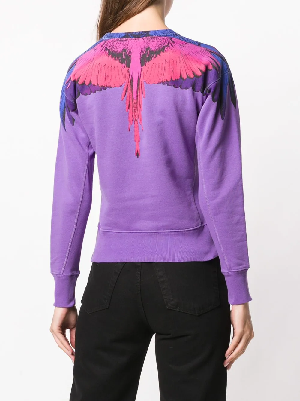 Bird Feather Flying Wing Printed Pullover