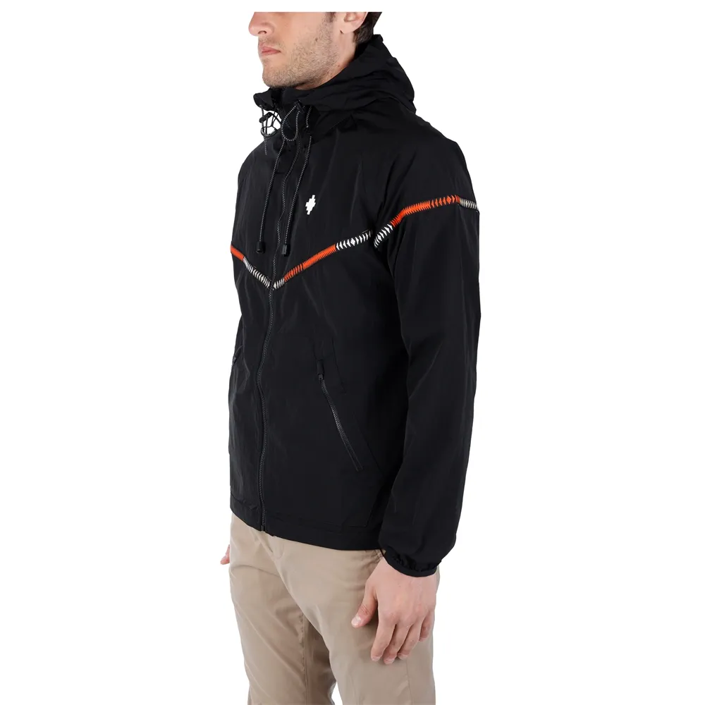 Tape-Detail Windbreaker